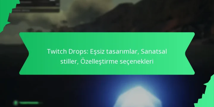 Twitch Drops: Eşsiz tasarımlar, Sanatsal stiller, Özelleştirme seçenekleri