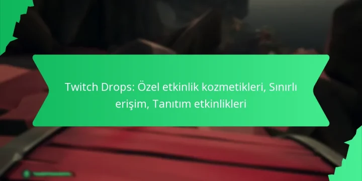 Twitch Drops: Özel etkinlik kozmetikleri, Sınırlı erişim, Tanıtım etkinlikleri