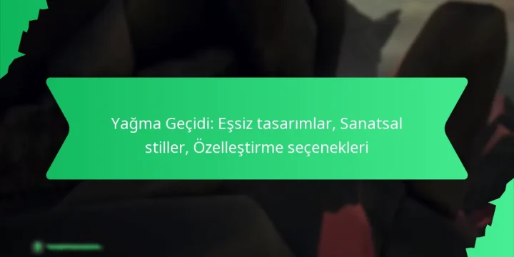 Yağma Geçidi: Eşsiz tasarımlar, Sanatsal stiller, Özelleştirme seçenekleri