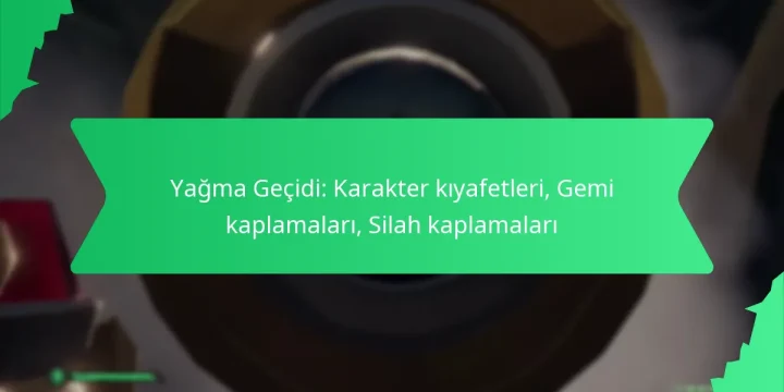 Yağma Geçidi: Karakter kıyafetleri, Gemi kaplamaları, Silah kaplamaları